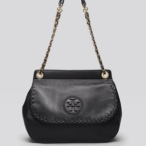 ❣️Sold❣️Tory Burch Black Leather Marion Crossbody